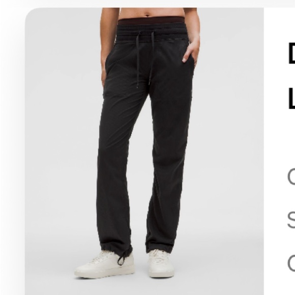 Lululemon Dance Studio Mid-Rise Full length pant, Black